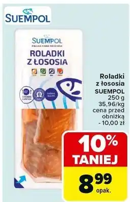 Carrefour Roladki wędzone z łososia Suempol oferta