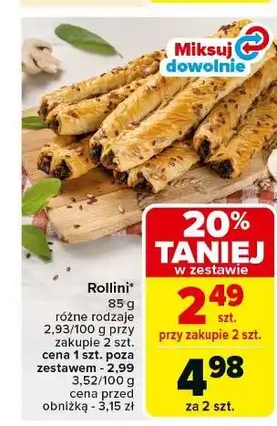 Carrefour Rollini z grzybami oferta