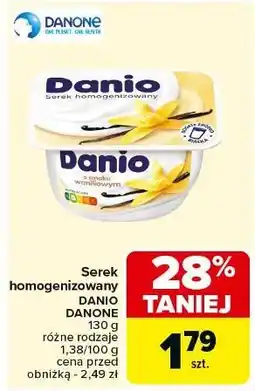 Carrefour Serek waniliowy Danone Danio oferta
