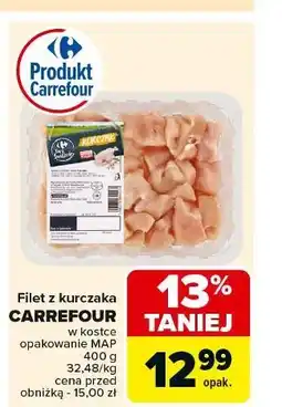 Carrefour Filet z piersi kurczaka kostka Carrefour Targ Świeżości oferta