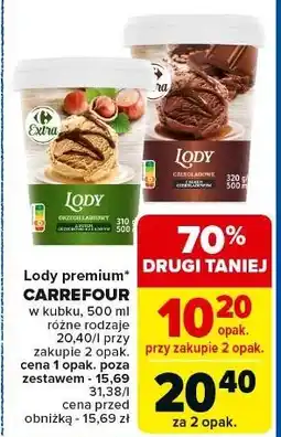 Carrefour Lody orzech laskowy Carrefour Extra oferta