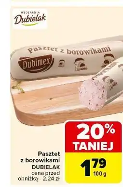 Carrefour Pasztet z borowikami Dubielak oferta
