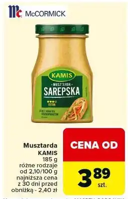Carrefour Musztarda sarepska Kamis oferta