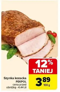Carrefour Szynka kozacka Pekpol oferta