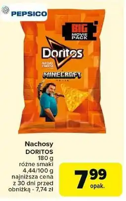 Carrefour Chipsy kukurydziane o smaku serowym Doritos oferta