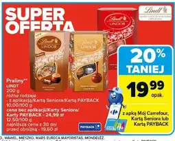 Carrefour Praliny tiramisu Lindt Lindor oferta