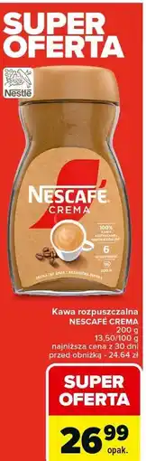 Carrefour Kawa Nescafe Crema oferta