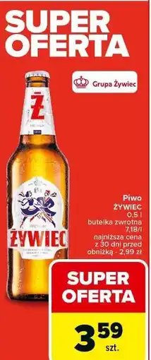 Carrefour Piwo Żywiec Jasne Pełne oferta