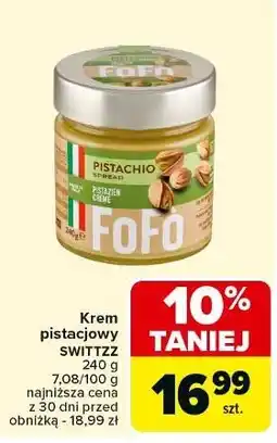 Carrefour Krem pistacjowy Fofo oferta