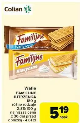 Carrefour Wafle kakaowe Jutrzenka Familijne oferta