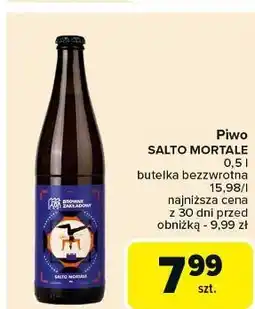 Carrefour Piwo Browar Zakładowy Salto Mortale oferta
