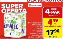 Carrefour Piwo Żywiec Bez & Jabłko oferta