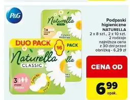 Carrefour Podpaski higieniczne normal Naturella Classic oferta