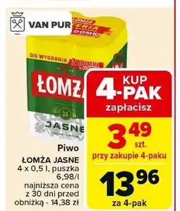 Carrefour Piwo Łomża Jasne (Dawniej Export) oferta