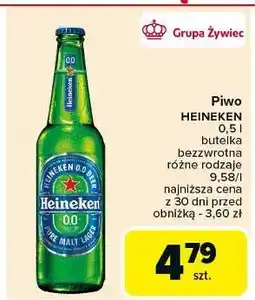 Carrefour Piwo Heineken 0.0% oferta