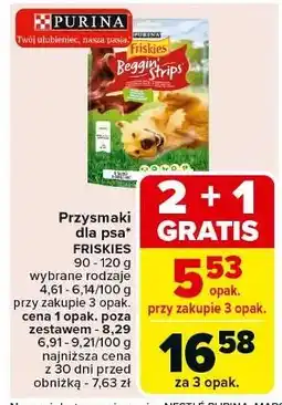 Carrefour Przekąska dla psa Friskies Beggin Strips oferta