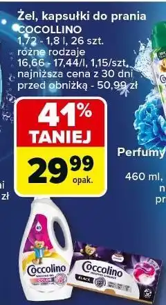 Carrefour Kapsułki do prania 3w1 black Coccolino oferta