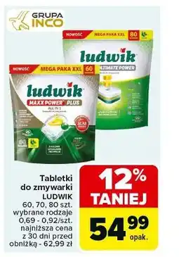 Carrefour Tabletki do zmywarki Ludwik Maxx Power oferta