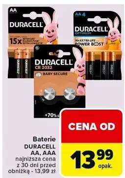 Carrefour Baterie cr 2032 Duracell oferta