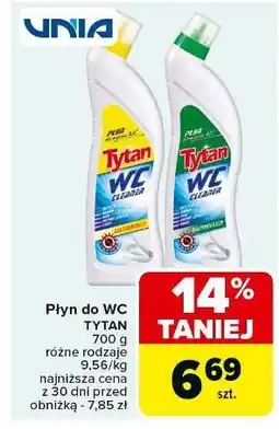 Carrefour Płyn do wc żółty Tytan Wc oferta