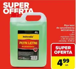 Carrefour Płyn letni do spryskiwaczy Motorynka Car Care oferta