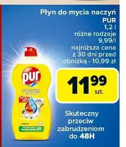 Żel do mycia naczyń lemon extra Pur Power 3Xaction