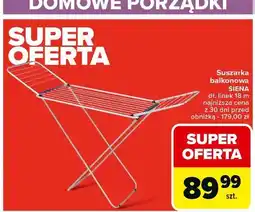 Carrefour Suszarka aluminiowa siena 180 Leifheit oferta