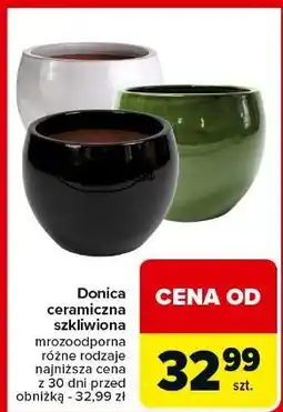 Carrefour Doniczka ceramiczna oferta