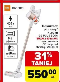 Carrefour Odkurzacz pionowy g9 plus b206 Xiaomi oferta