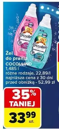 Carrefour Żel do prania ultra care Coccolino oferta