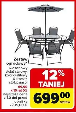 Carrefour Komplet ogrodowy oferta
