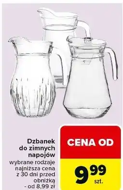 Carrefour Dzbanek szklany oferta