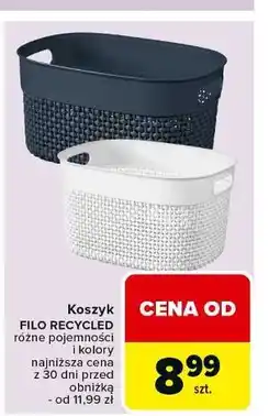 Carrefour Kosz filo recycled oferta