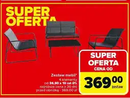 Carrefour Zestaw mebli ogrodowych oferta