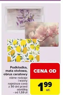 Carrefour Mata stołowa oferta
