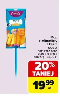 Carrefour Mop z mikrofibry Gosia oferta