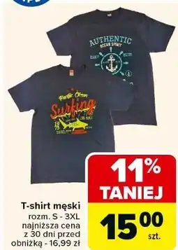 Carrefour T-shirt męski rozm. s-3xl oferta