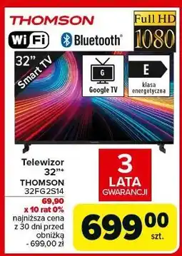 Carrefour Telewizor 32'' 32fg2s14 Thomson oferta