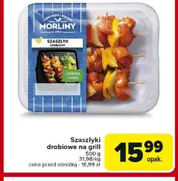 Carrefour Szaszłyki drobiowe na grill Morliny oferta
