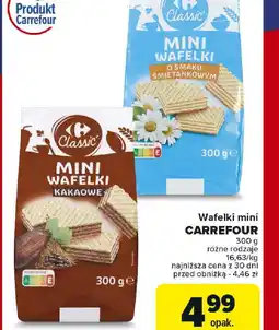 Carrefour Wafelki mini Carrefour oferta
