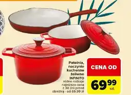 Carrefour Market Patelnia, naczynie kuchenne żeliwne INFINITO oferta