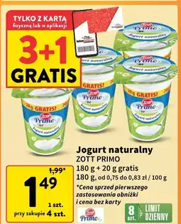 Intermarche Jogurt naturalny Zott Primo oferta
