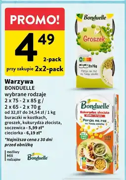 Intermarche Groszek 2-pak Bonduelle oferta