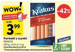 Intermarche Parówki z szynki Krakus oferta