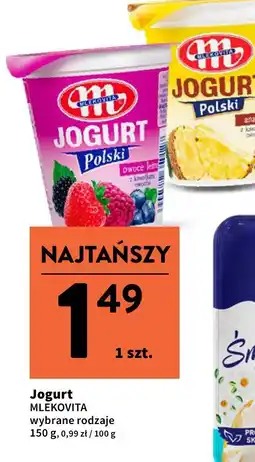 Intermarche Jogurt Polski owoce leśne / ananas / truskawki / mango Mlekovita oferta