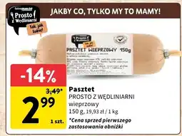 Intermarche Pasztet wieprzowy Prosto z Wędzlinarni oferta