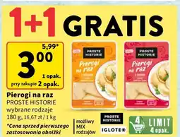 Intermarche Pierogi na raz Proste Historie oferta