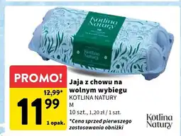 Intermarche Jajka z chowu na wolnym wybiegu M Kotlina Natury oferta