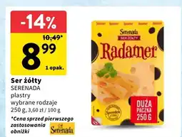 Intermarche Ser żółty Serenada plastry oferta