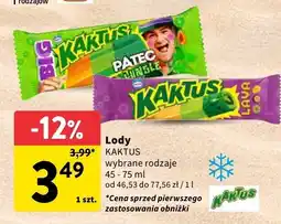 Intermarche Lody Kaktus oferta